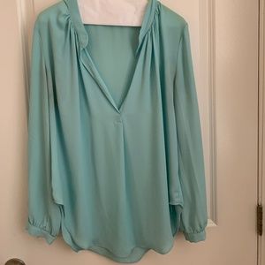 Teal blouse